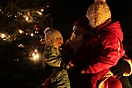 Weihnachtsbaum aufstellen